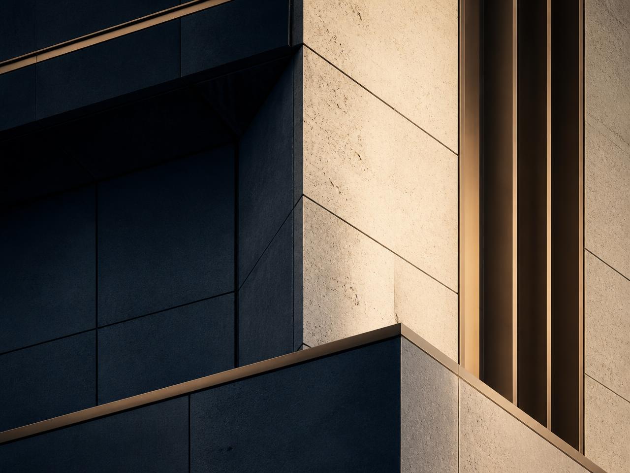 Abstract architectural detail